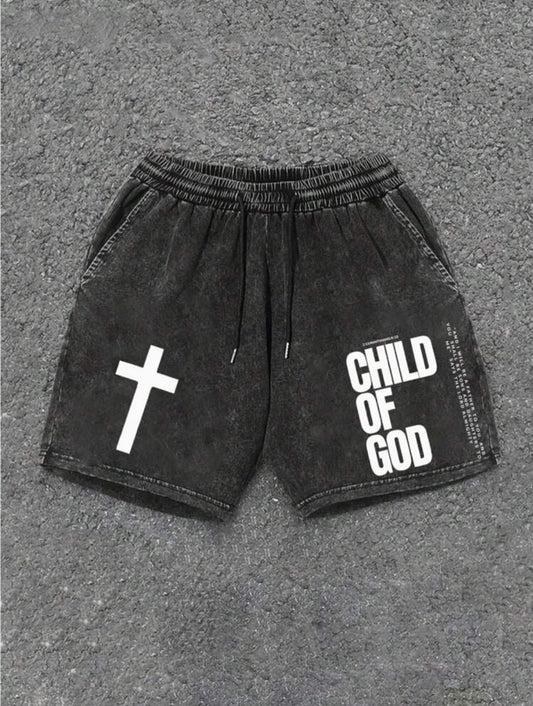 Child Of God Drawstring Shorts